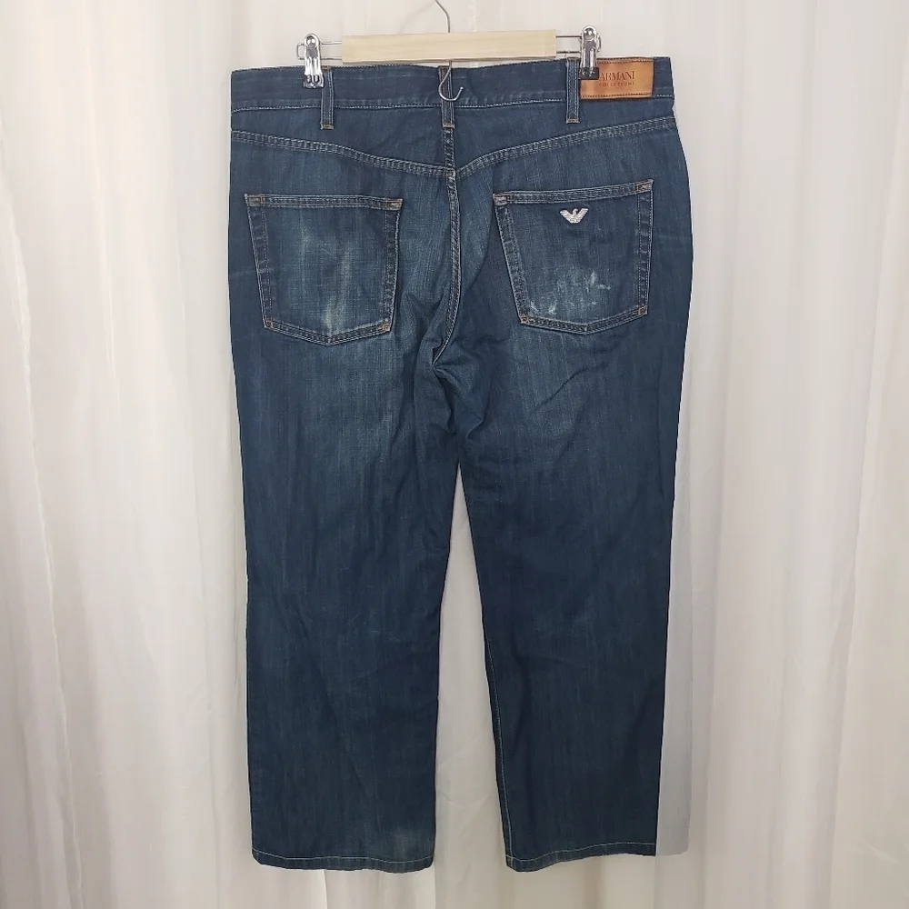 Armani Collezioni Simin T Spa button fly jeans 100% cotton size 36